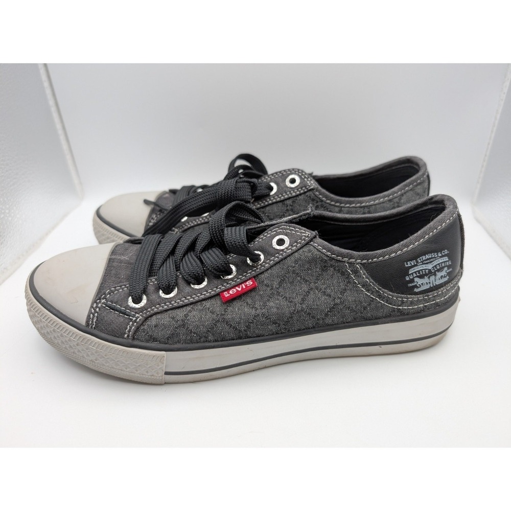 Levi's Stan Buck Black Comfort Tech Denim Womens Sneaker Shoes Size 7